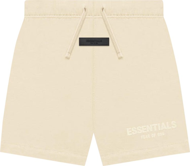 Buy Fear of God Essentials Jersey Shorts 'Egg Shell' - 785SU224000K | GOAT