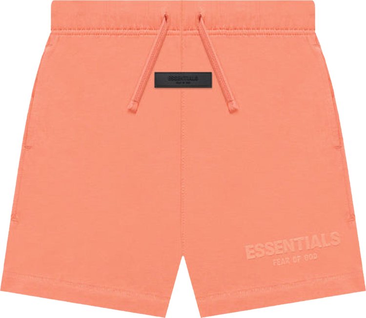 Fear of God Essentials Jersey Shorts 'Coral'
