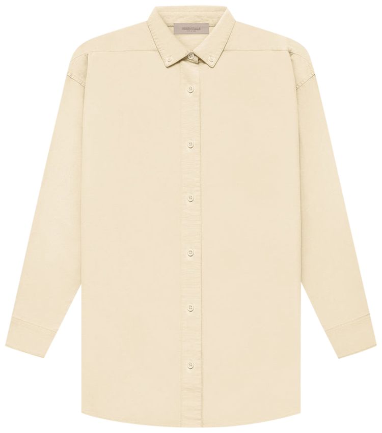 Fear of God Essentials Long Sleeve Oxford Egg Shell