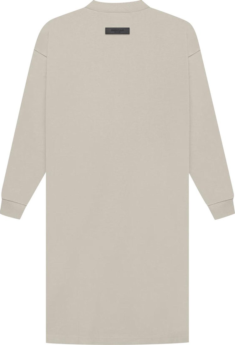 Fear of God Essentials Long Sleeve Tee Dress Smoke