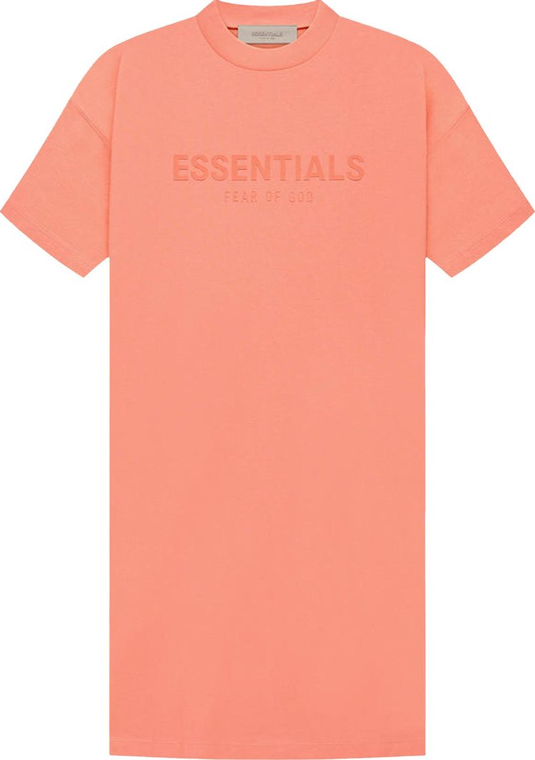 Fear of God Essentials Tee Dress 'Coral'
