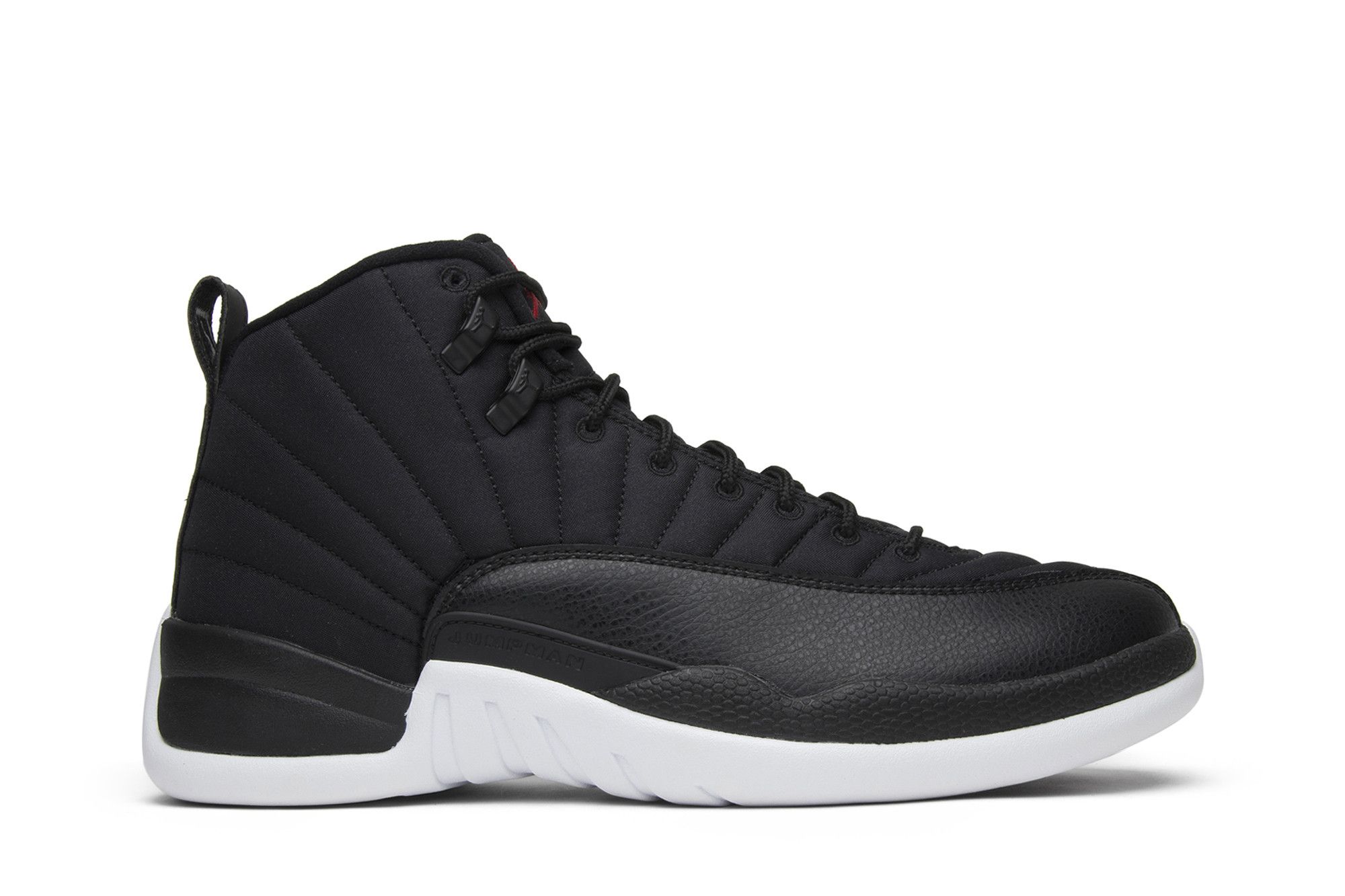 Jordan 12 black on black outlet