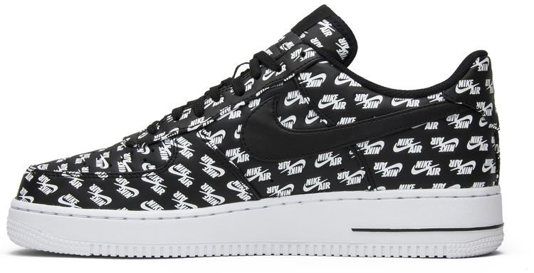 Nike Air Force 1 Low 07 QS All Over Logo Black