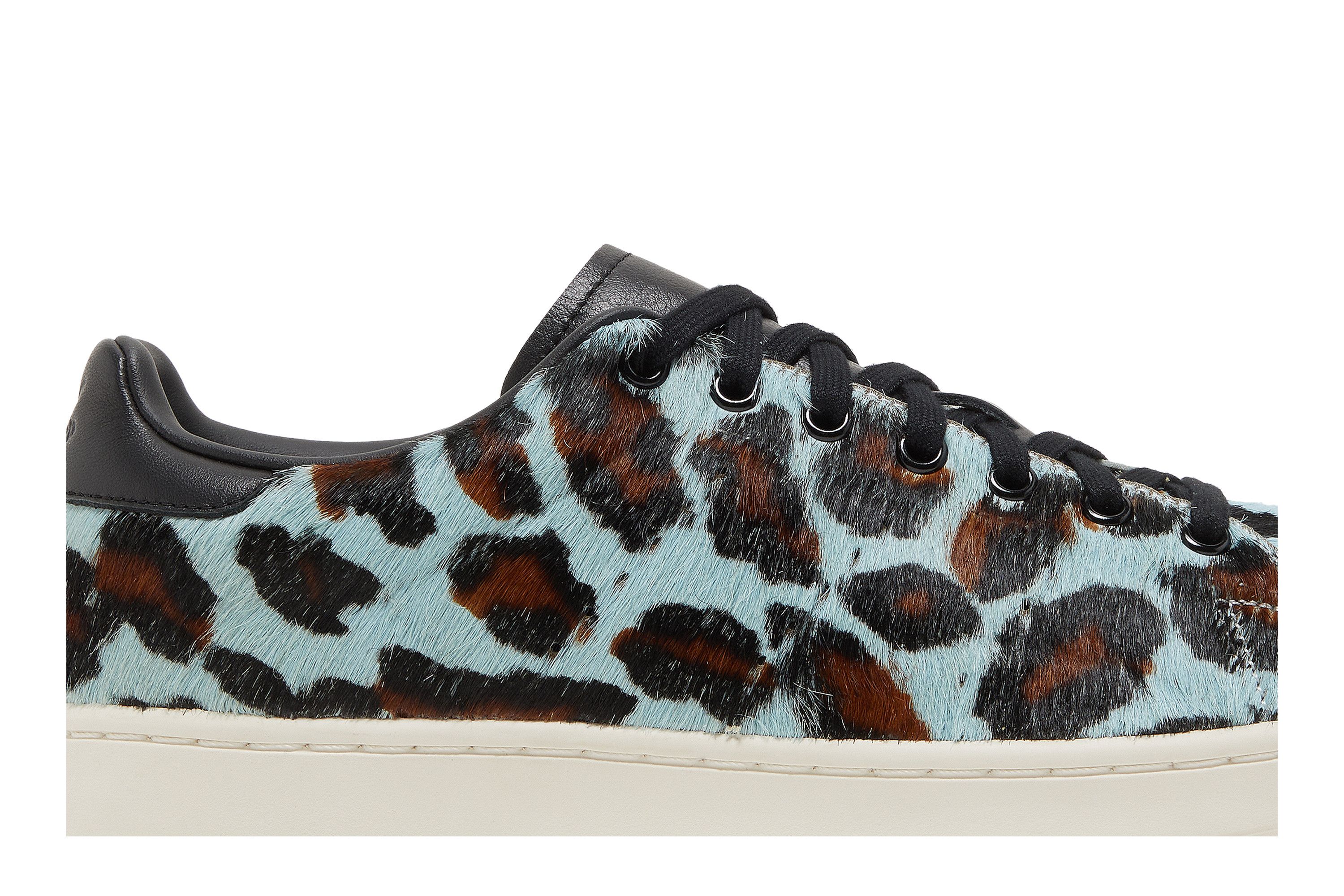 Adidas stan smith leopard print top