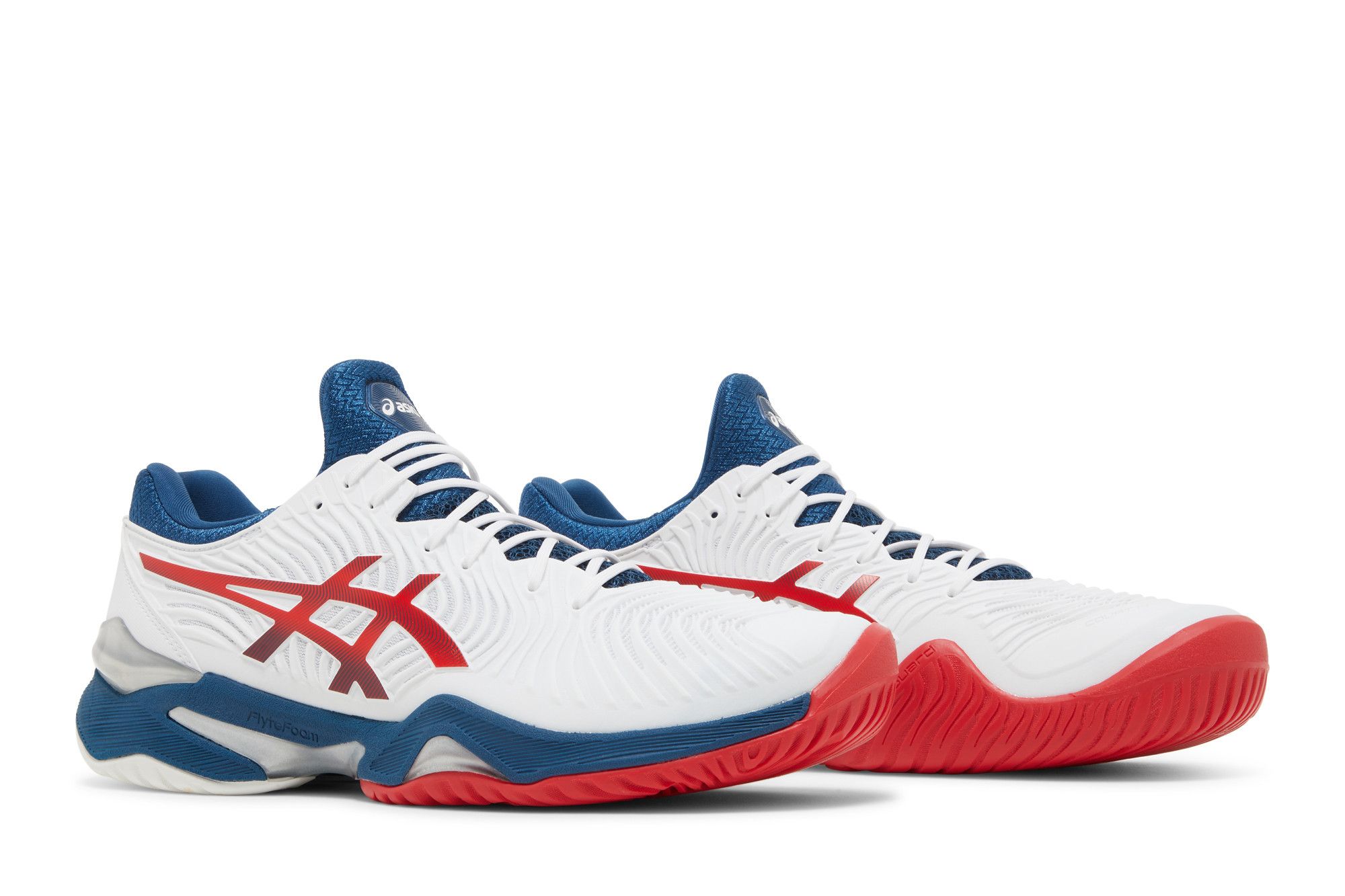 Buy Asics Court FF 2 Novak 'White Mako Blue' - 1041A083 102 | GOAT