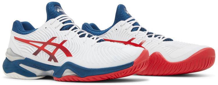 Asics Court FF 2 Novak White Mako Blue
