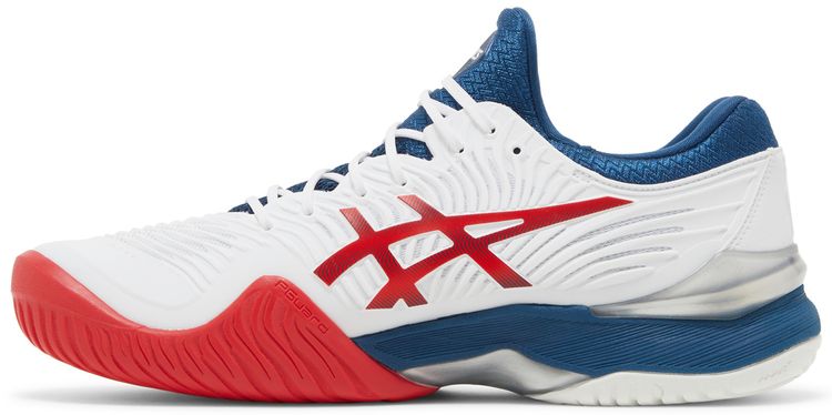 Asics Court FF 2 Novak White Mako Blue