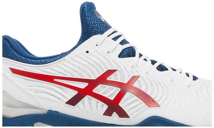 Asics Court FF 2 Novak White Mako Blue