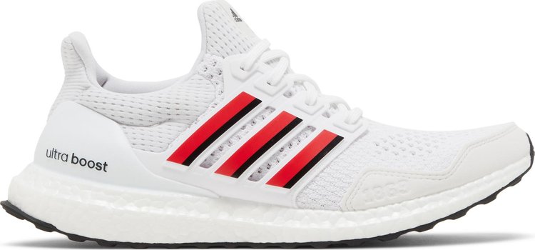Adidas Ultraboost 1.0 Louisville Running Shoes - White, Red & Black - 1 Each