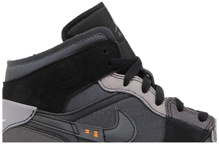 Air Jordan 1 Mid SE Craft GS Inside Out   Black