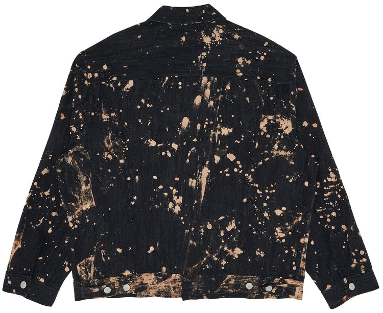 Song for the Mute Coach Denim Jacket Bleached Black