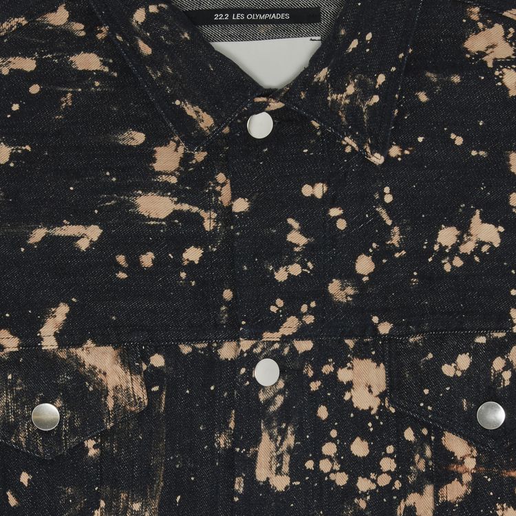 Song for the Mute Coach Denim Jacket Bleached Black