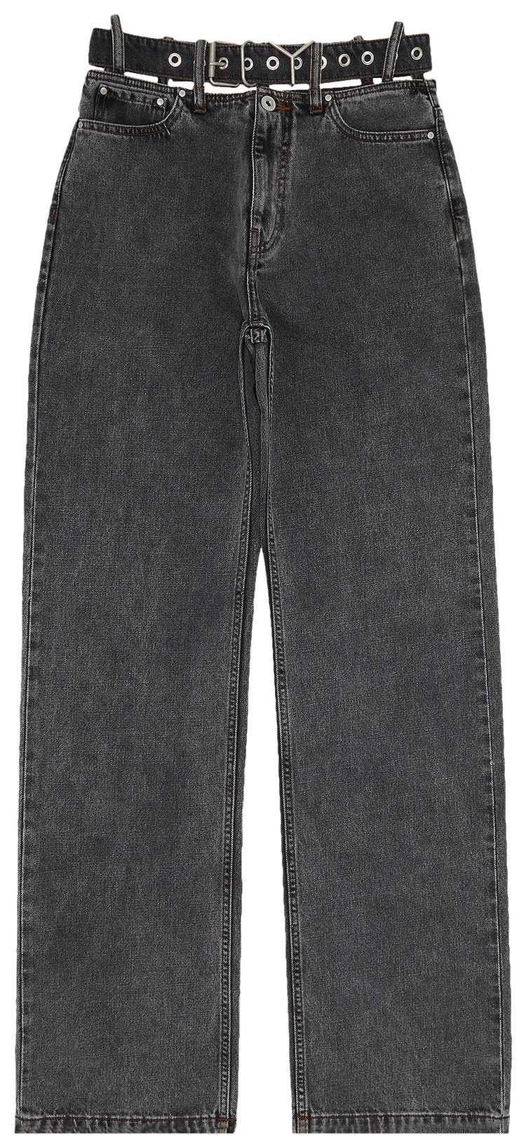 YProject Y Belt Jeans Grey