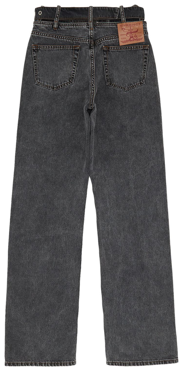 YProject Y Belt Jeans Grey