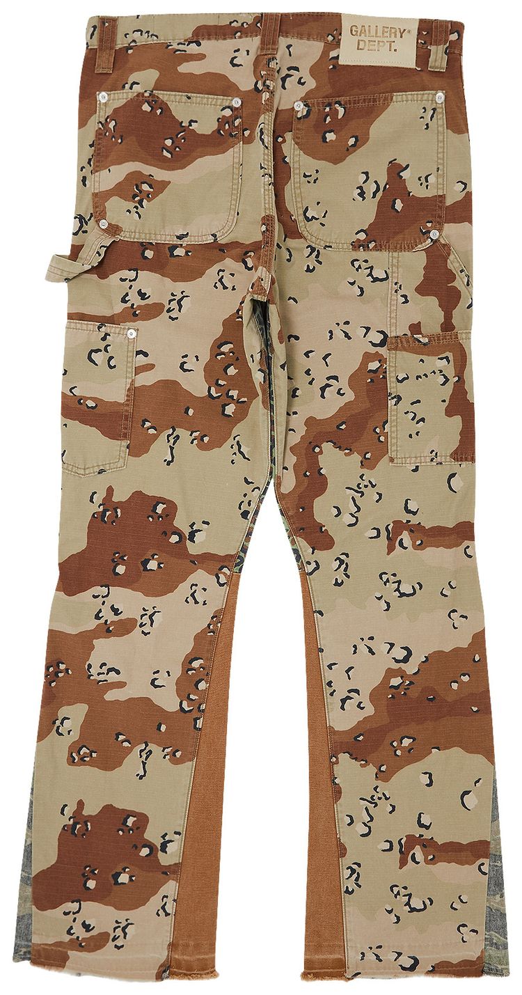 Gallery Dept Camo La Flare Pants Chocolate Chip