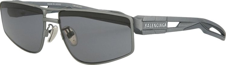 Balenciaga Square Frame Sunglasses Silver