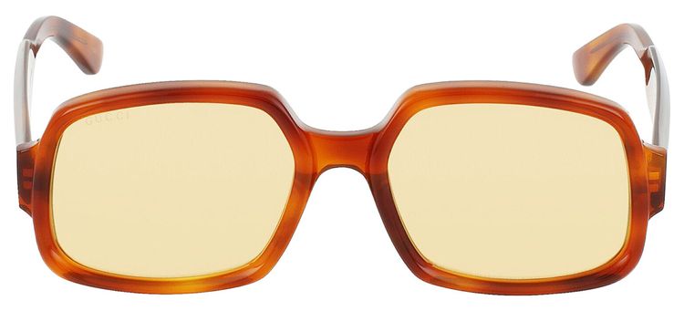 Gucci Square Frame Sunglasses Brown