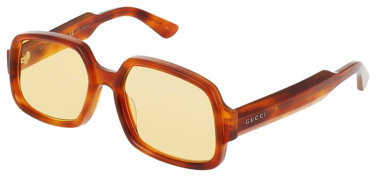 Gucci Square Frame Sunglasses Brown