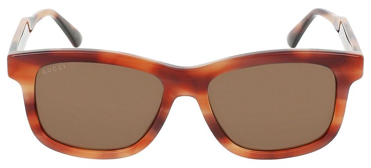 Gucci Square Frame Sunglasses Brown