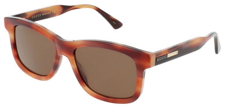 Gucci Square Frame Sunglasses Brown