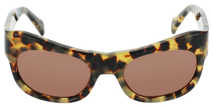 Gucci Square Frame Sunglasses Brown