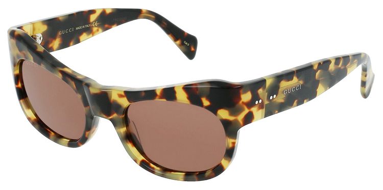 Gucci Square Frame Sunglasses Brown