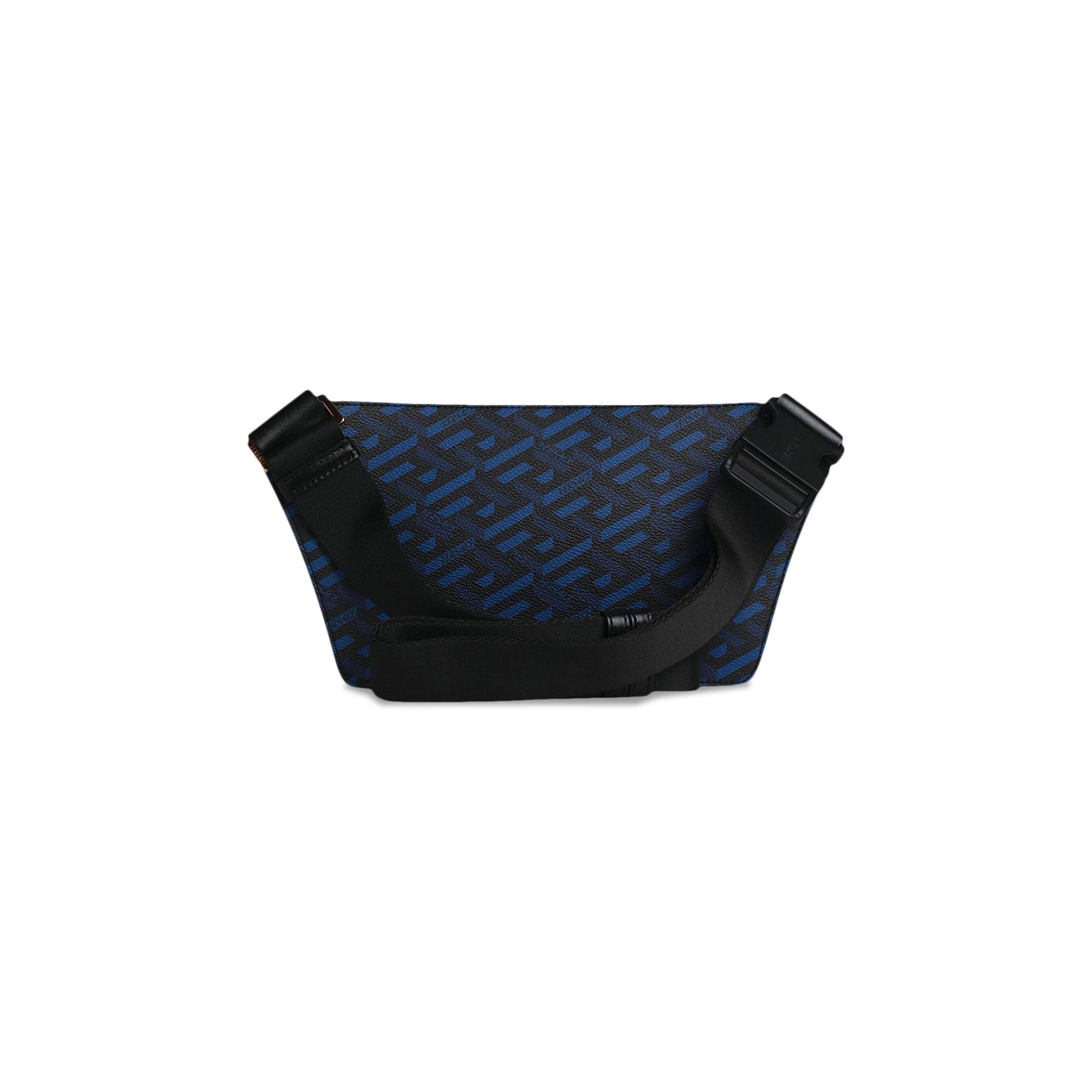 Buy Versace La Greca Signature Belt Bag 'Blue' - 1004559 1A01444