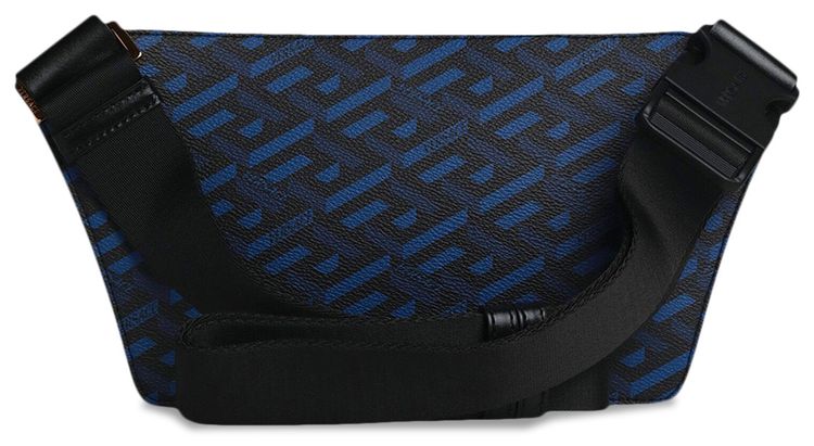 Versace La Greca Signature Belt Bag Blue