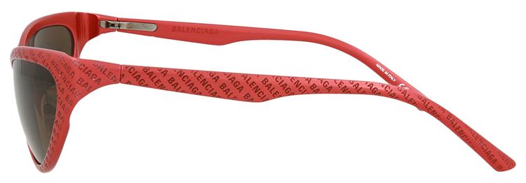 Balenciaga Cat Eye Frame Sunglasses Red