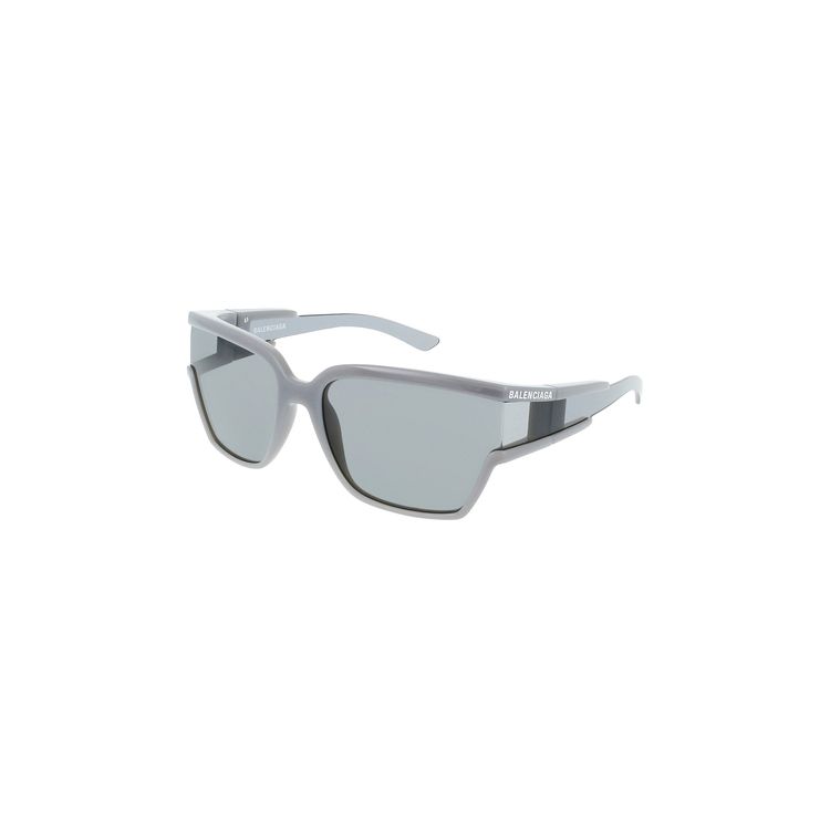 Balenciaga Rectangle Frame Sunglasses Grey
