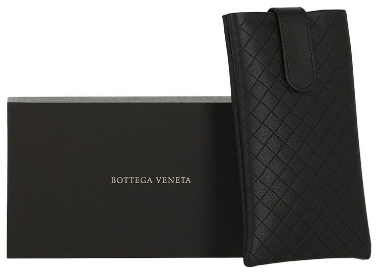 Bottega Veneta Round Frame Injection Sunglasses Green
