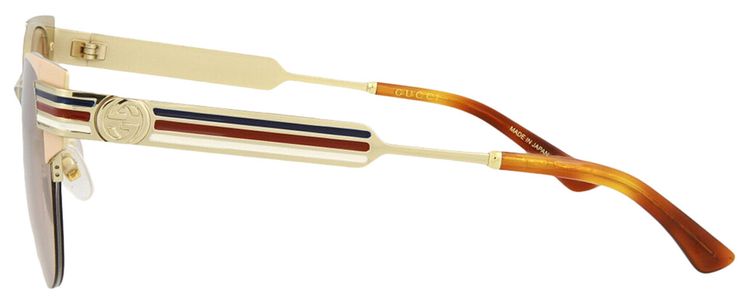 Gucci Round Frame Sunglasses Pink