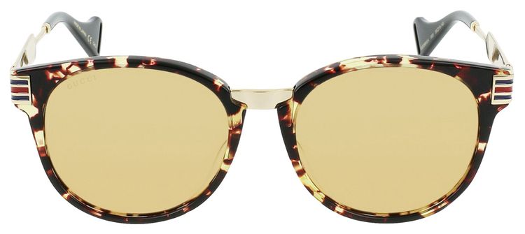 Gucci Round Frame Sunglasses Brown