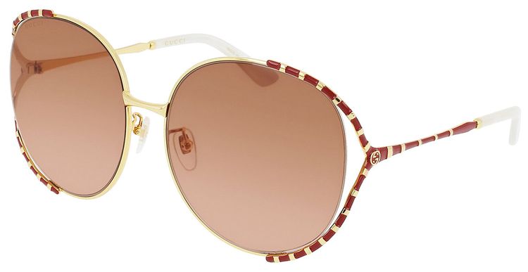 Gucci Round Frame Sunglasses Multicolor