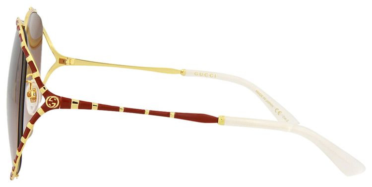 Gucci Round Frame Sunglasses Multicolor