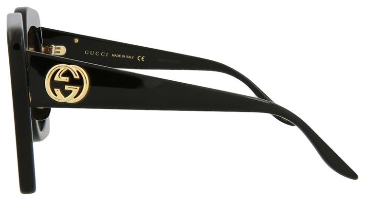 Gucci Square Frame Sunglasses Black