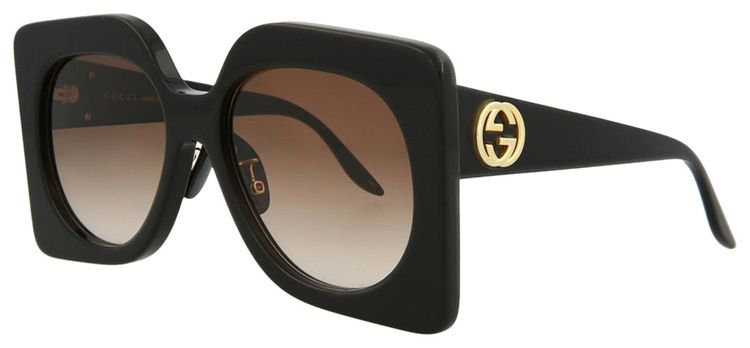 Gucci Square Frame Sunglasses Black