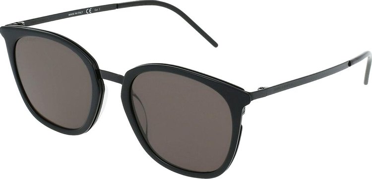 Saint Laurent Round Frame Sunglasses Black