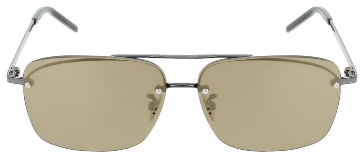 Saint Laurent Aviator Sunglasses Silver