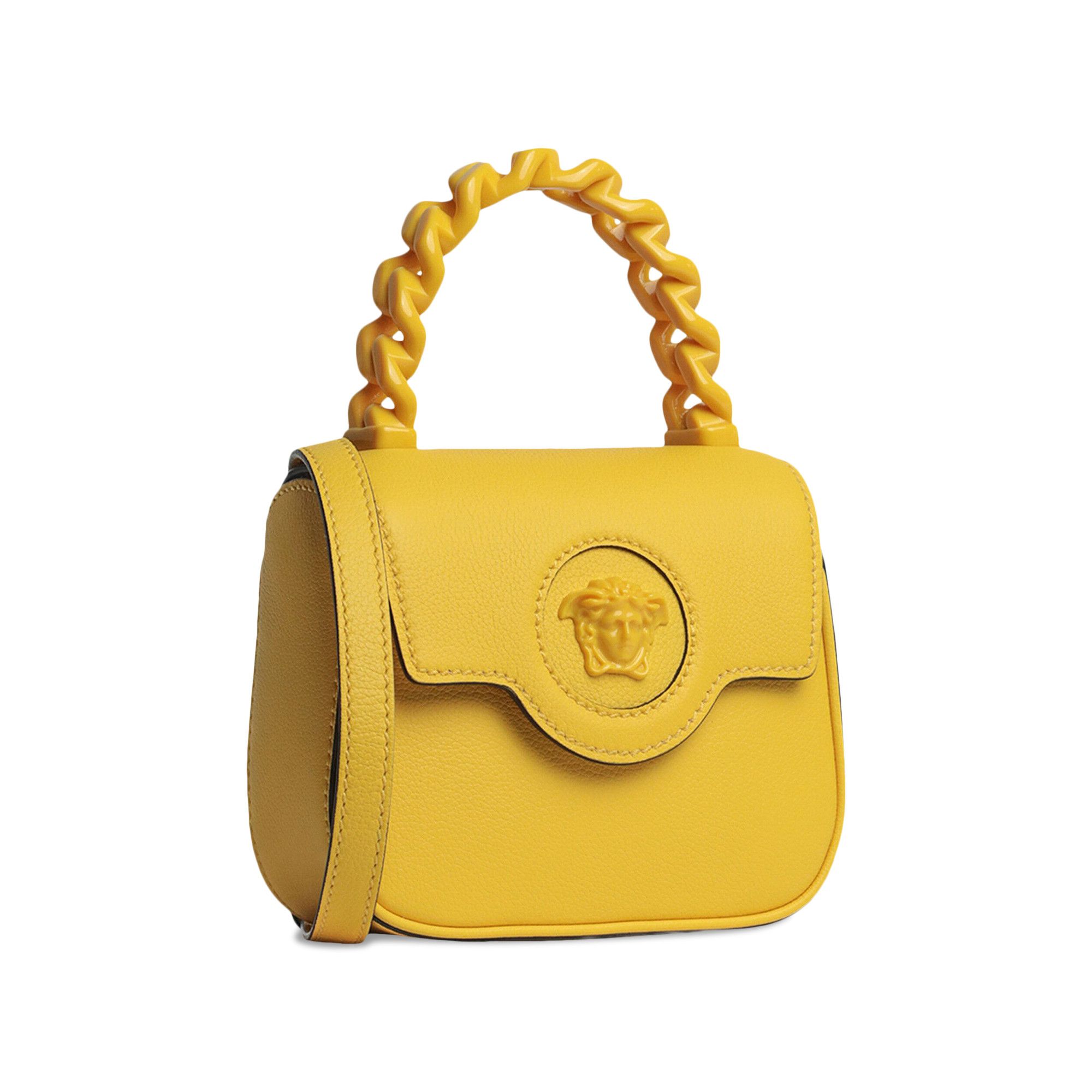 バッグ・カバンその他 VERSACE Woman Mini bag Yellow 10177401A12975 1Y97V Kleio Quilted Mini Bag Yellow | VERSACE US