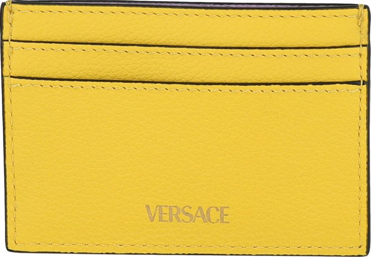 Versace La Medusa Card Holder Yellow