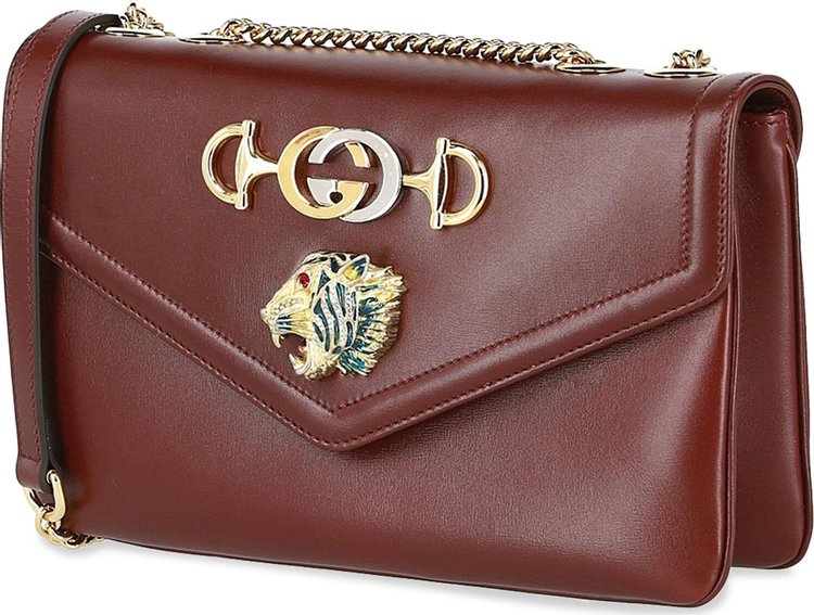 Gucci Rajah Shoulder Bag Burgundy