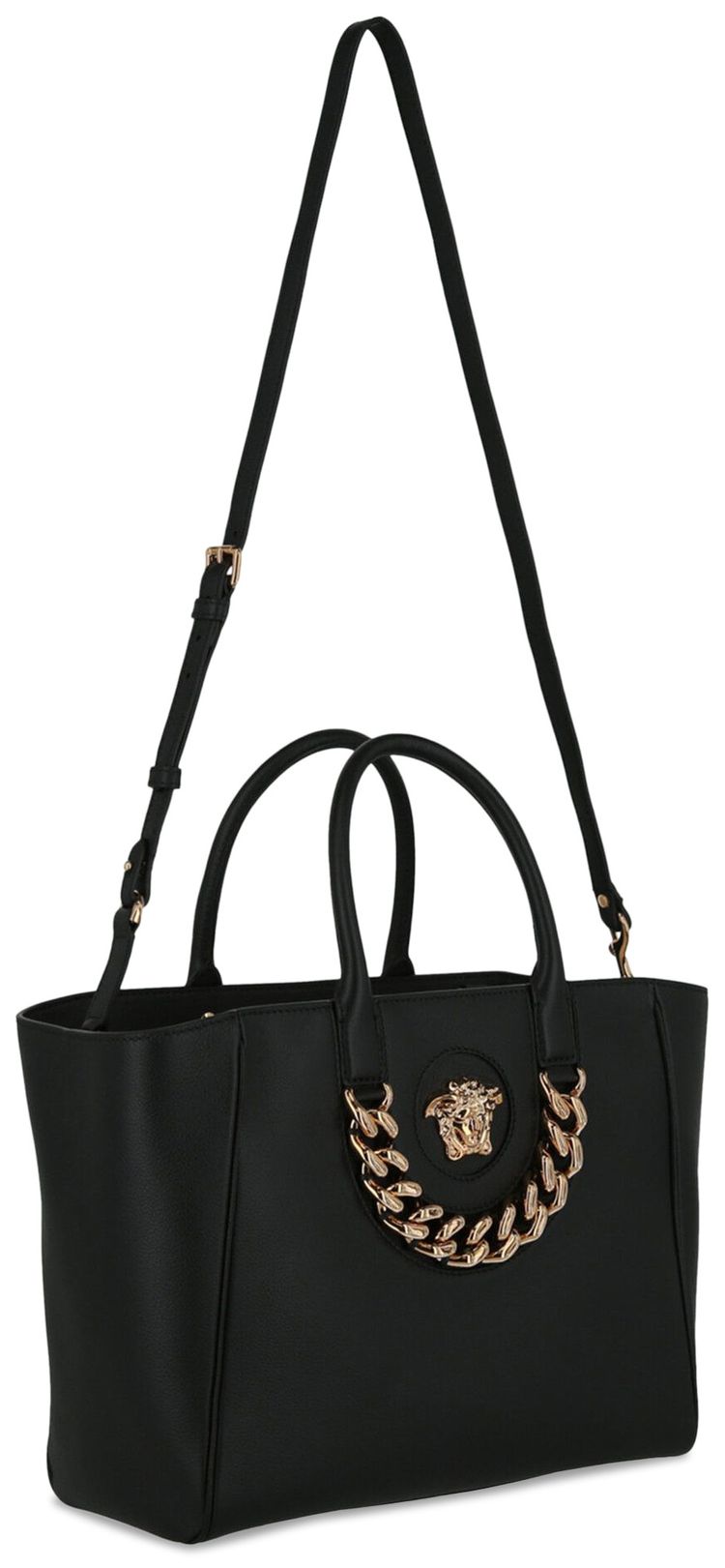 Versace La Medusa Medium Tote Bag Black