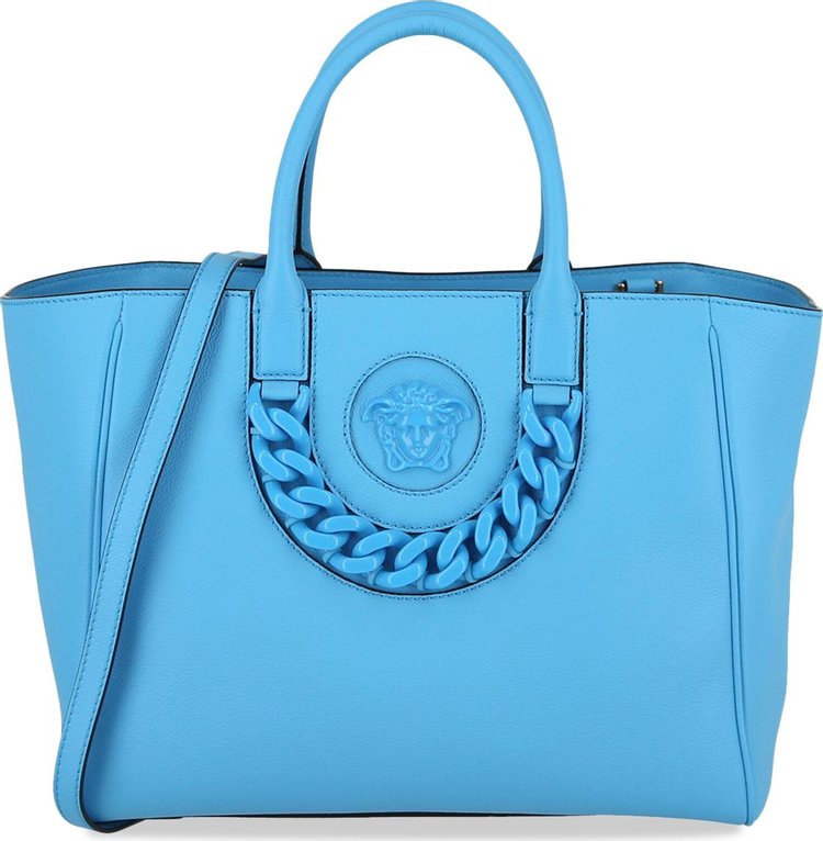 Versace La Medusa Medium Tote Bag 'Blue'