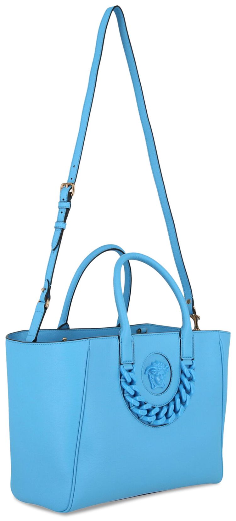 Versace La Medusa Medium Tote Bag Blue