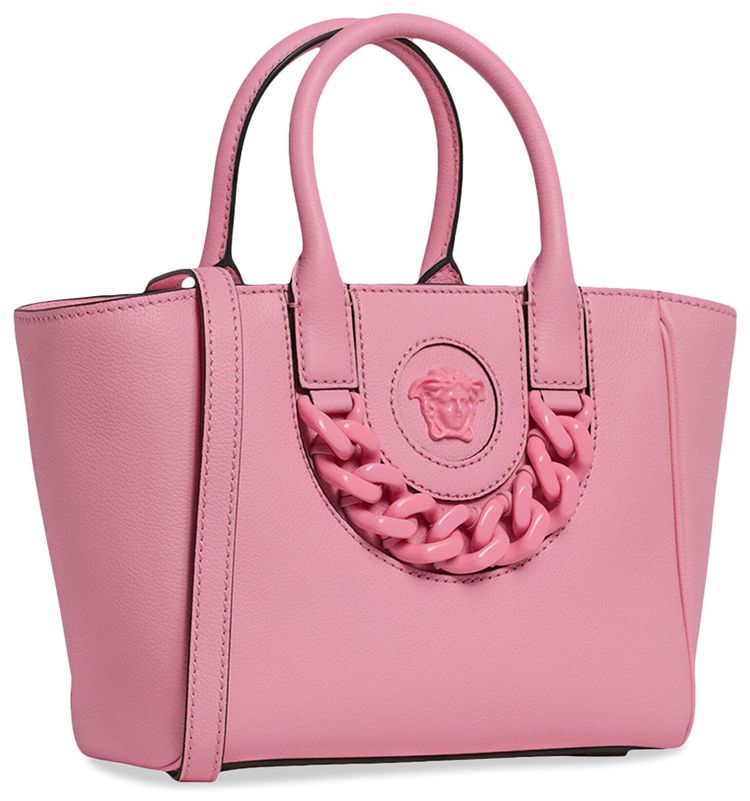 Versace La Medusa Small Tote Bag Pink