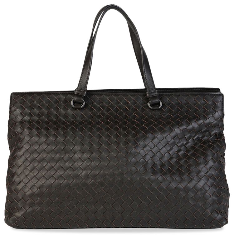 Bottega Veneta Borsa Intrecciato Tote Bag Brown