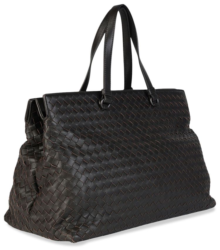 Bottega Veneta Borsa Intrecciato Tote Bag Brown