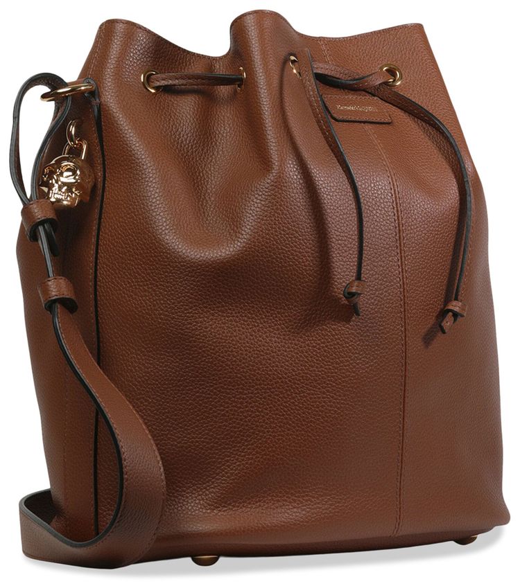 Alexander McQueen Padlock Skull Bucket Brown