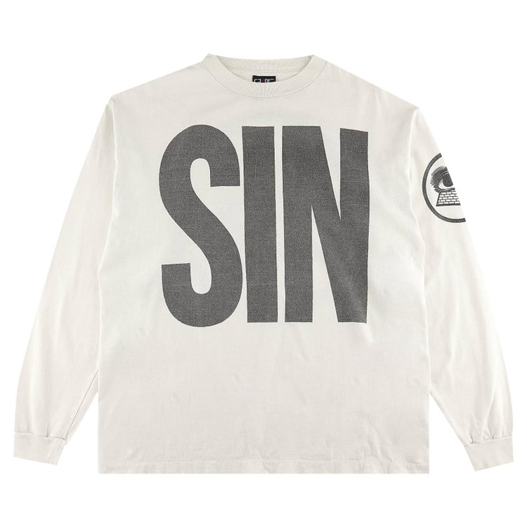 Saint Michael Sin Long-Sleeve T-Shirt 'White'